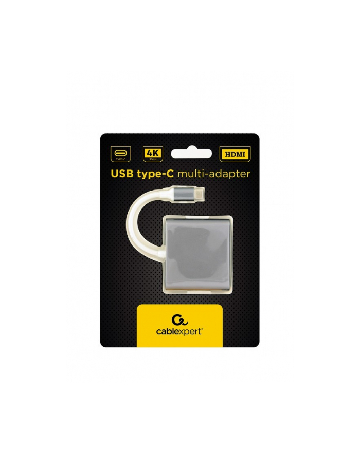 gembird Adapter USB typ C szary główny