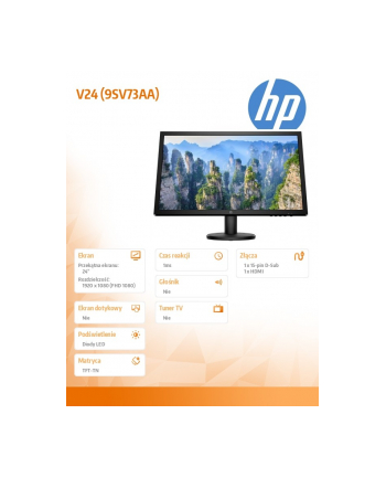 hp inc. Monitor V24 FHD   9SV73AA