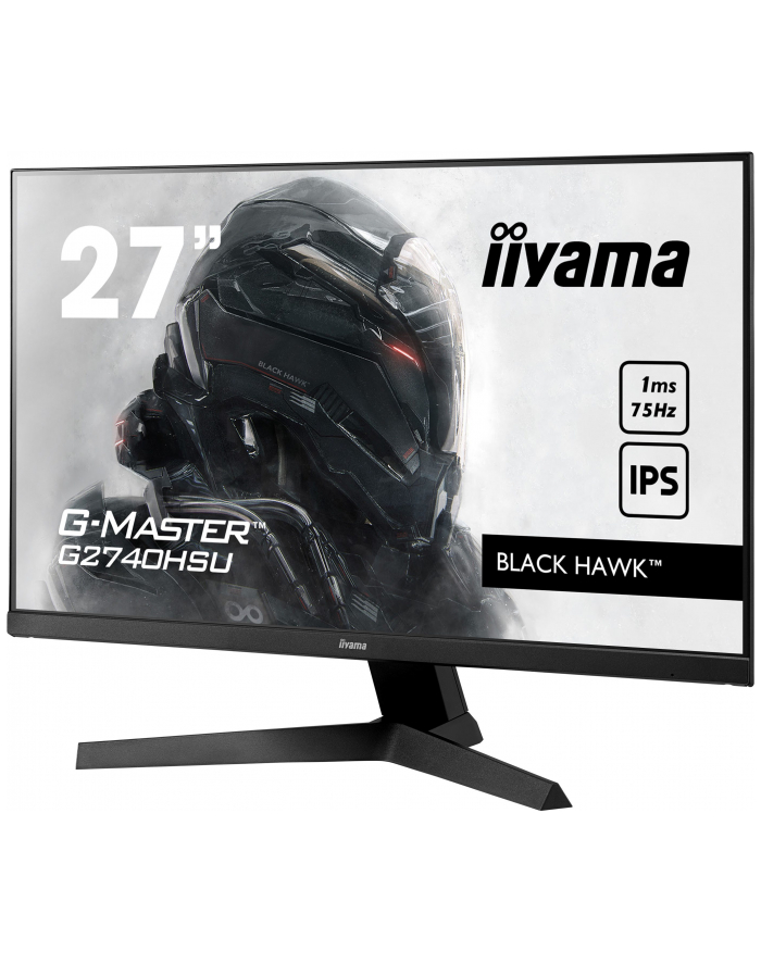 iiyama Monitor 27 cali G2740HSU-B1 IPS,FHD,75Hz,1ms(MPRT),HDMI,DP,FreeSync główny