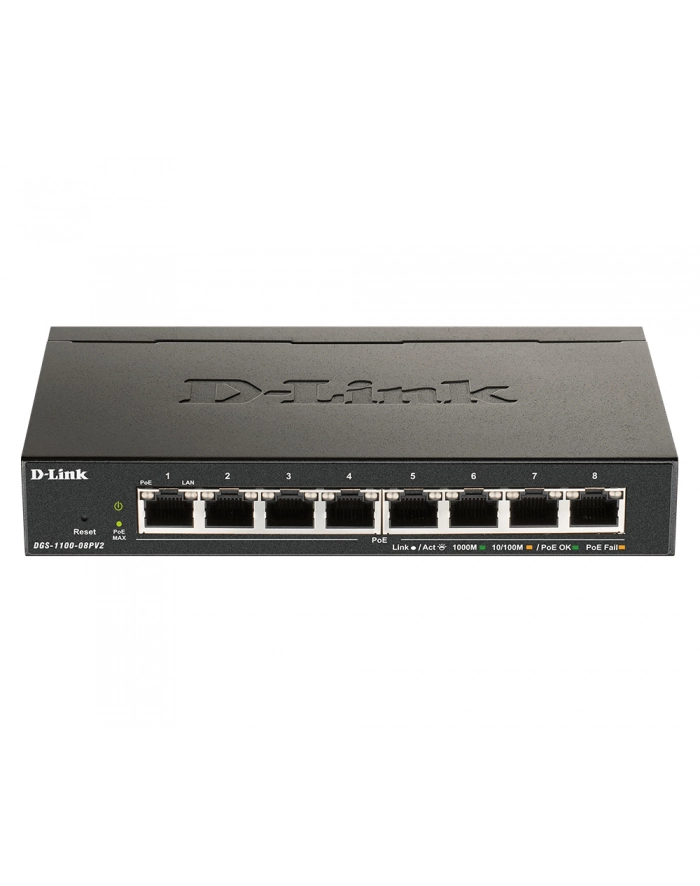 d-link Przełącznik SMART DGS-1100-08PV2 8xGE PoE główny