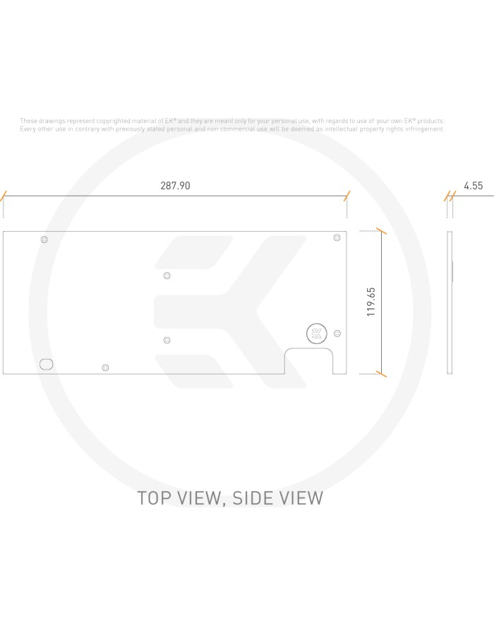 EK Water Blocks EK-Quantum Vector Strix RX 5700 +XT Backplate - czarny główny