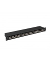 LANBERG patch panel 24 port 1U cat.6A FTP black - nr 20