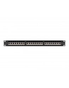 LANBERG patch panel 24 port 1U cat.6A FTP black - nr 6