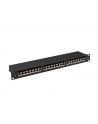 LANBERG patch panel 24 port 1U cat.6A FTP black - nr 8