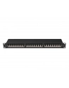 LANBERG patch panel 24 port 1U cat.6A FTP black - nr 9