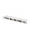 LANBERG patch panel 24 port 1U cat.6A FTP grey - nr 12