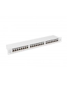 LANBERG patch panel 24 port 1U cat.6A FTP grey - nr 22
