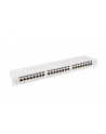 LANBERG patch panel 24 port 1U cat.6A FTP grey - nr 26