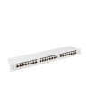 LANBERG patch panel 24 port 1U cat.6A FTP grey - nr 3