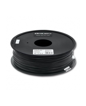 QOLTEC Professional filament for 3D printing PLA PRO 1.75mm 1 kg Black