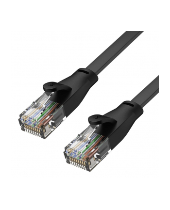 UNITEK C1809GBK Ethernet Cable FLAT UTP Ethernet Cat.6 1m