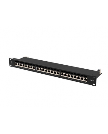 LANBERG patch panel 24 port 1U cat.7 FTP black