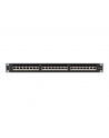 LANBERG patch panel 24 port 1U cat.6A FTP black - nr 11