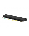 LANBERG patch panel 24 port 1U cat.6A FTP black - nr 17