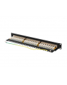 LANBERG patch panel 24 port 1U cat.6A FTP black - nr 23