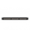 LANBERG patch panel 24 port 1U cat.6A FTP black - nr 4