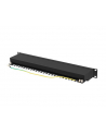 LANBERG patch panel 24 port 1U cat.6A FTP black - nr 5