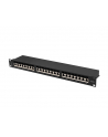 LANBERG patch panel 24 port 1U cat.6A FTP black - nr 7