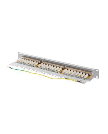 LANBERG patch panel 24 port 1U cat.6A FTP grey