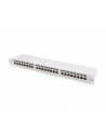 LANBERG patch panel 24 port 1U cat.6A FTP grey - nr 29