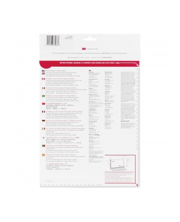 3M Privacy Filter PF133W9B for 33.78cm 13.3inch widescreen laptops with COMPLY attachment system nr 2