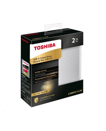 toshiba europe TOSHIBA Canvio Slim 2TB USB 3.2 silver nr 2