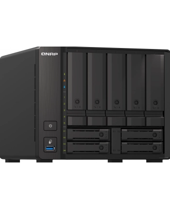 qnap systems QNAP TS-H973AX-8G 9-bay NAS AMD Ryzen V1500B 8GB DDR4 SODIMM 5x2.5in/3.5in SATA 6Gbps + 2x2.5in U.2 NVMe PCIe Gen3 x4 nr 2