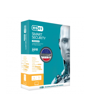 ESET Smart Security Premium (1 stan.; 12 miesięcy; BOX; Komercyjna)