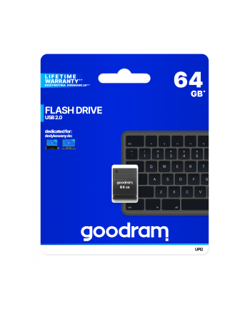 GOODRAM FLASHDRIVE 64GB UPI2 BLACK USB 2.0