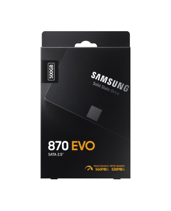 SAMSUNG 870 EVO 500GB SATA III 2.5inch SSD 560MB/s read 530MB/s write