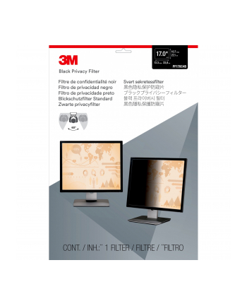 3M Privacy Filter PF170C4B 43.2cm for 17inch Standard Monitor 5:4