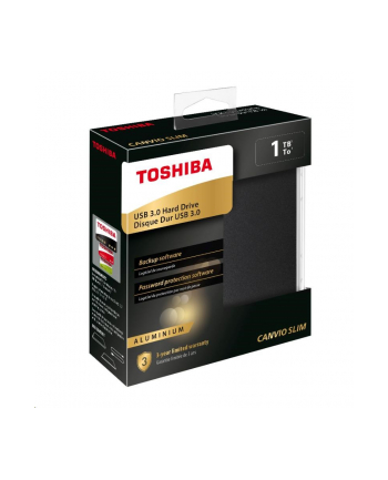 toshiba europe TOSHIBA Canvio Slim 1TB USB 3.2 black