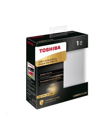 toshiba europe TOSHIBA Canvio Slim 1TB USB 3.2 silver