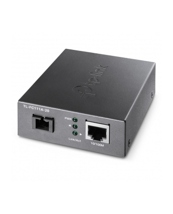 TP-LINK TL-FC111A-20 10/100 RJ45 to 100Mbps Single-mode SC WDM Bi-Directional Fiber Converter TX:1310 RX:1550 20km (P)