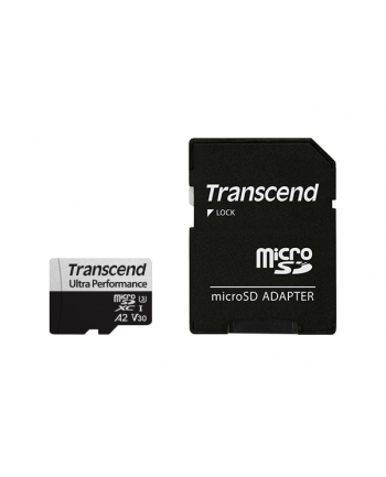 TRANSCEND 128GB microSD w/ adapter UHS-I U3 A2