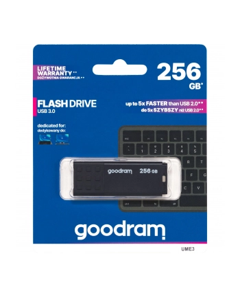 GOODRAM FLASHDRIVE 256GB UME3 BLACK USB 3.0 nr 1