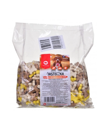 MACED Ciastka dla psa - waniliowe kosteczki mix 1kg nr 2