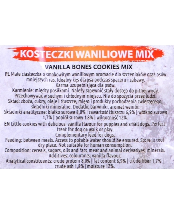 MACED Ciastka dla psa - waniliowe kosteczki mix 1kg nr 1