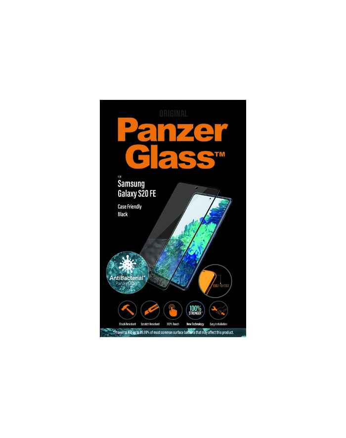 PANZERGLASS SZKŁO HARTOWANE SAMSUNG GALAXY S20 FE DO ETUI ANTYBAKTERYJNE 7243 główny