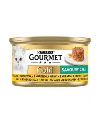 purina nestle GOURMET GOLD - Savoury Cake z Kurczakiem i marchewką 85g