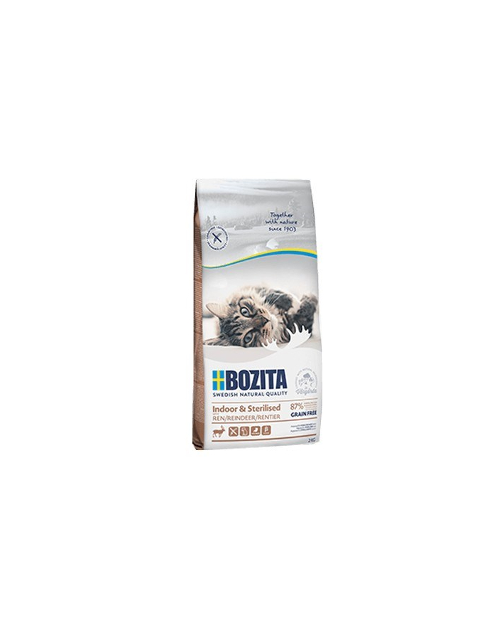 Bozita Indoor'Sterilised Grain free Reindeer 2kg główny