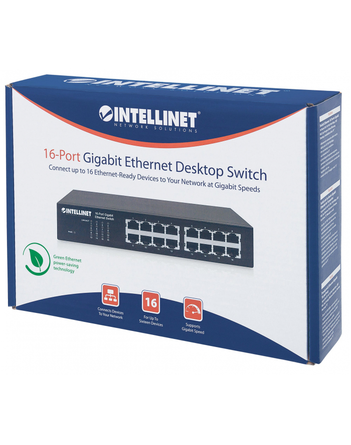 INTELLINET GIGA SWITCH 16X 10/100/1000 RJ45 561068 główny