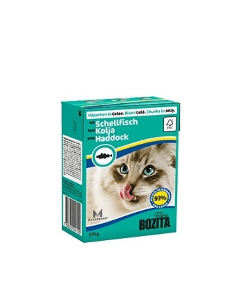 BOZITA Mięsne kawałki z łupaczem w galaretce 370g nr 1