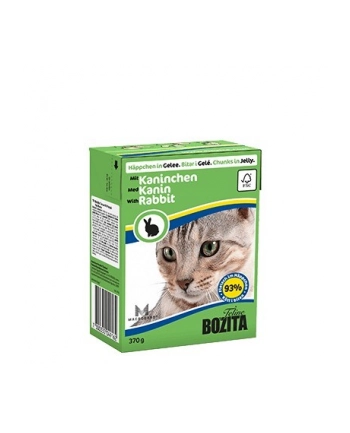 BOZITA Mięsne kawałki z królikiem w galaretce 370g nr 1