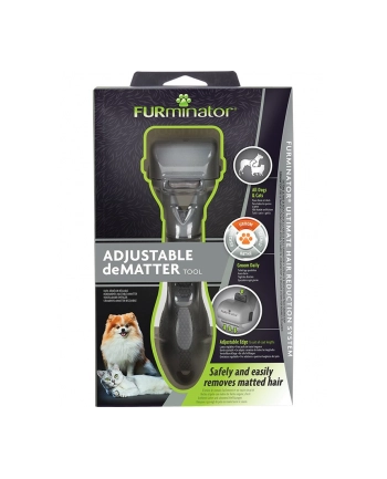 Furminator do usuwania kołtunów  regulowany nr 1
