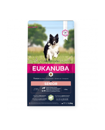 EUKANUBA Senior 7+ Lamb ' Rice  2 5kg