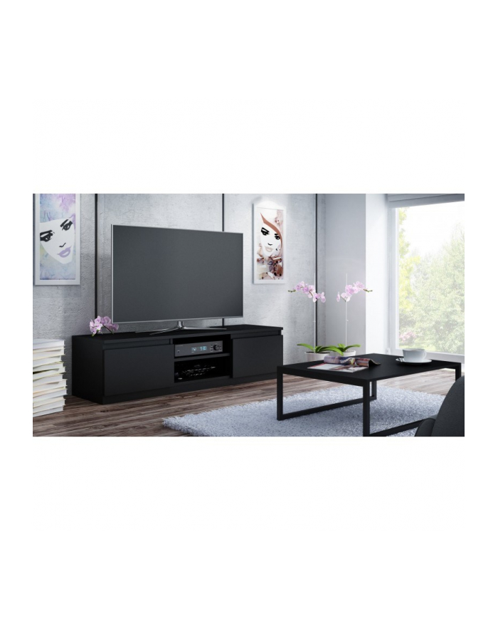 top e shop STOLIK RTV 120 CZARNY MAT główny