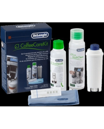 DeLonghi care set for fully automatic coffee machines DLSC306, descaler (incl. Filter) nr 1