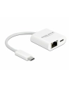 DeLOCK USB-C adapter> Gigabit LAN + PW - LAN 10/100/1000 Mbps with Power Delivery - nr 1