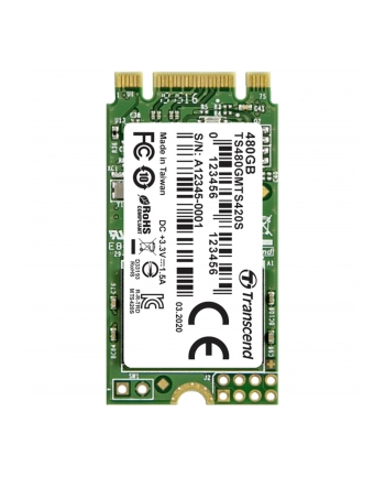 Transcend 420S 480 GB, SSD (SATA 6 Gb / s, M.2 2242) nr 1